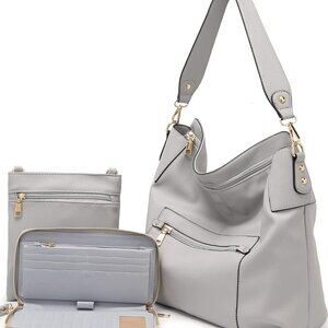 Large Crossbody Bags Ladies Shoulder Handbags Purse and Wallet Set for Women Tot